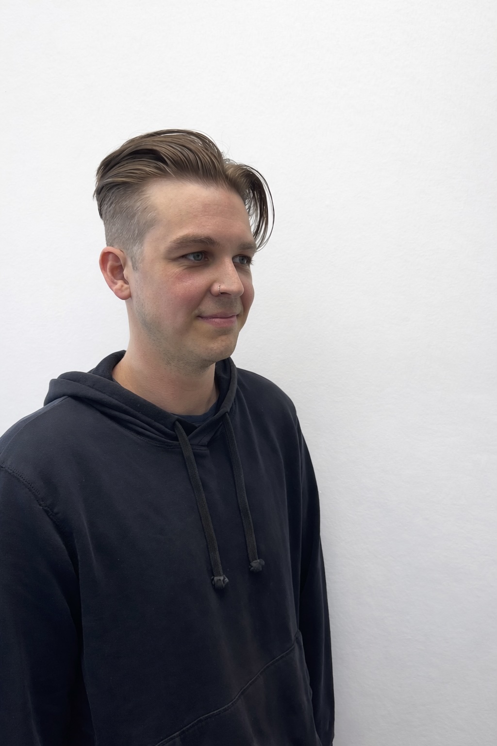 Undercut style haircut by Trevor at Modern Rebel Barbershop in Hollywood